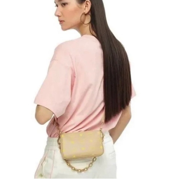 MCM Mini Color Splash Logo Pouch-On-Chain, Crossbody & Shoulder Purse - Picture 3 of 15